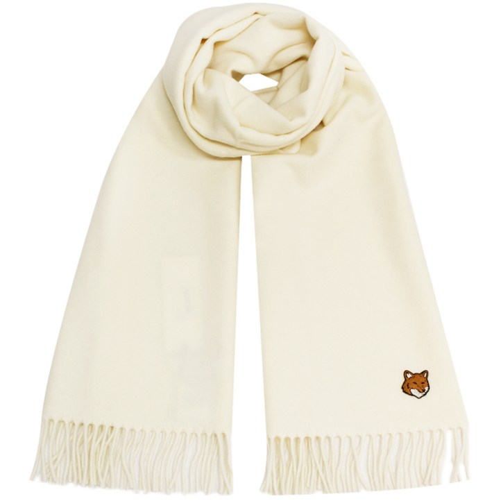 메종키츠네 25FW 남여공용 폭스헤드 머플러 PM06201WB0044 P205