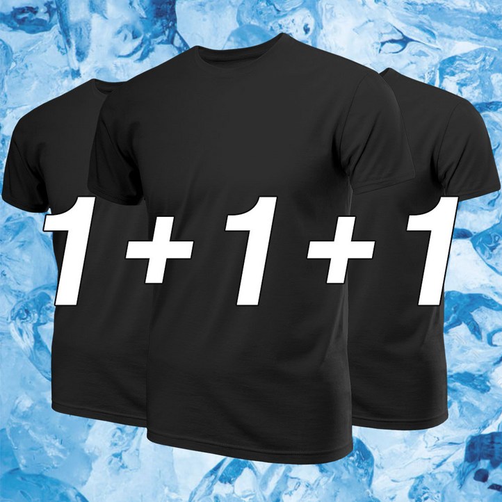 남녀공용 기능성 쿨티 반팔 3매입