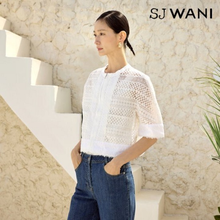 SJ와니 25SS 꾸뛰르 레이스 재킷 1종 런칭 가격 129,900원