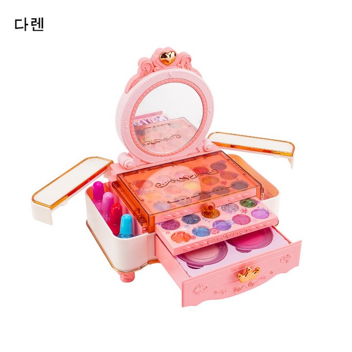다렌 키즈뷰티 프로페셔널 장남감 메이크업 박스 화장품 화장놀이 명절 선물 다렌 키즈뷰티 프로페셔널 장남감 메이크업 박스 화장품 화장놀이 명절 선물