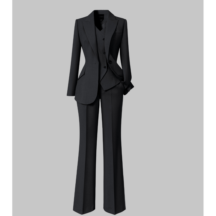 그루밍 grooming 여성 신상 고급 슬림 직장인 전문 정장 투피스 세트