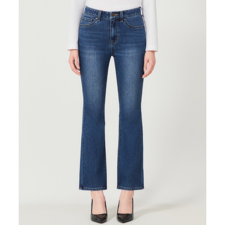 게스 여성 슬림 부츠컷 청바지 DBL OP1DE112