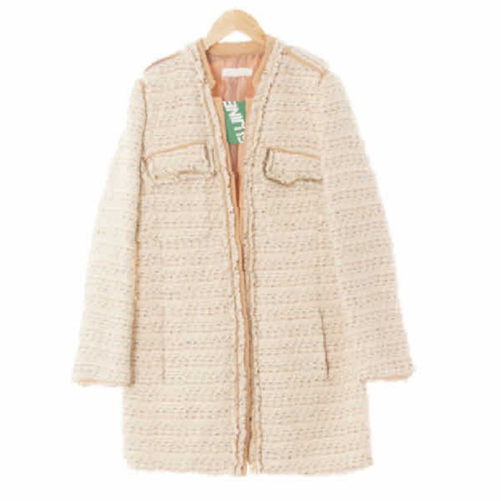 3659 잇미샤 베이지 울혼방 공갈포켓모던트위드코트 8894165