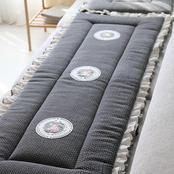 데코벨 순면 다이아 레이스 방석 1단3단 좌식방석의자방석소파방석