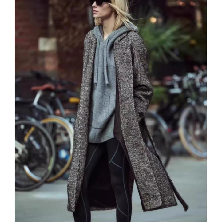 zara 자라 겨울신상 여자헤링본코트 여자모직롱코트 15H1108