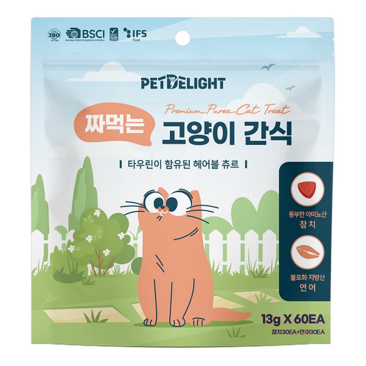 펫딜라이트 츄르 짜먹는 고양이 간식