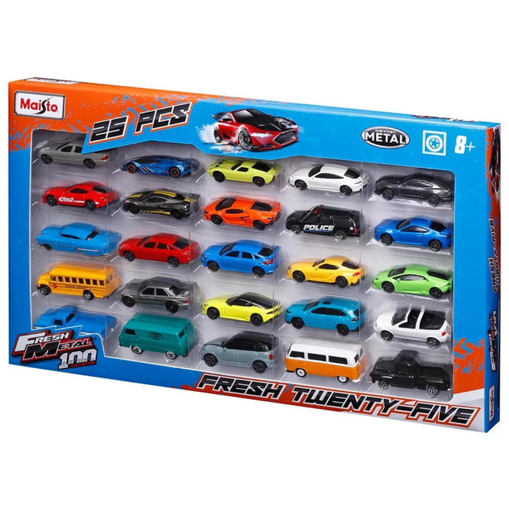 어린이 자동차 장난감 미니카 마이스토 프레쉬 메탈 자동차 25개 세트 코스트코 코리아 정품, 1개
