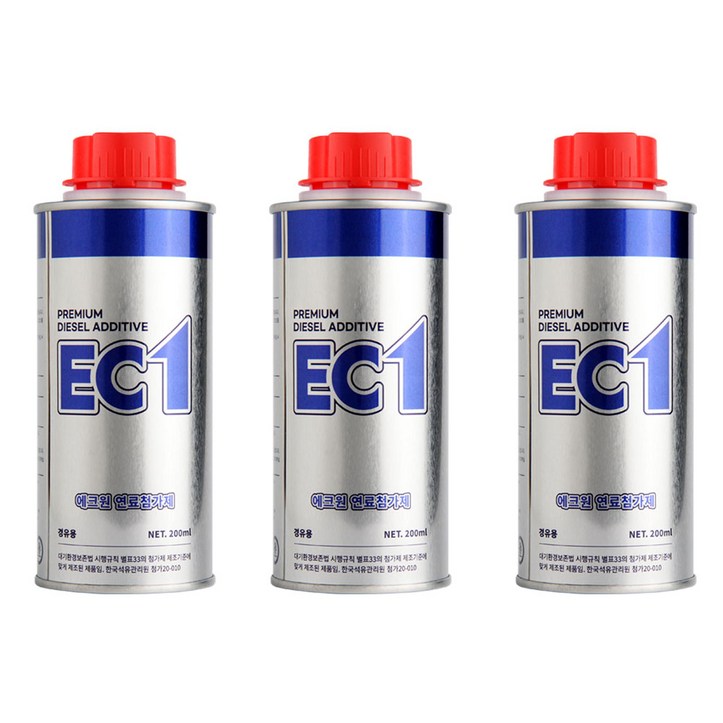 [EC1] 에크원 친환경 연료첨가제 200ml X 3개 (휘발유/경유)