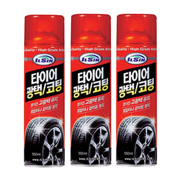 타이어 광택코팅제 타이어왁스 타이어광택제 타이어광택코팅제 타이어세정제, 550ml, 1개