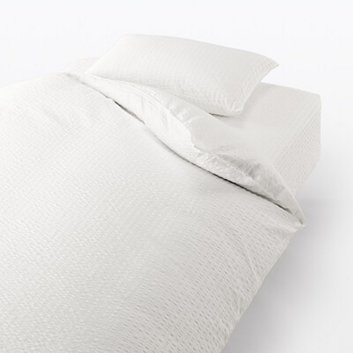 무인양품 MUJI 면 서커 이불 커버