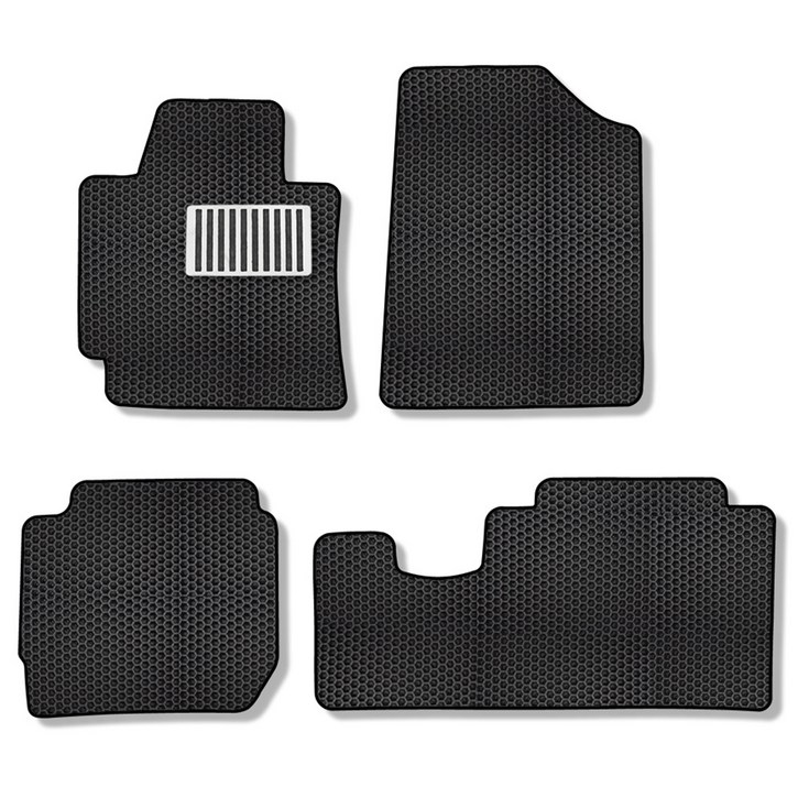 미소 이중 벌집 카매트 일반형 + 메탈 레이싱 발판 패드