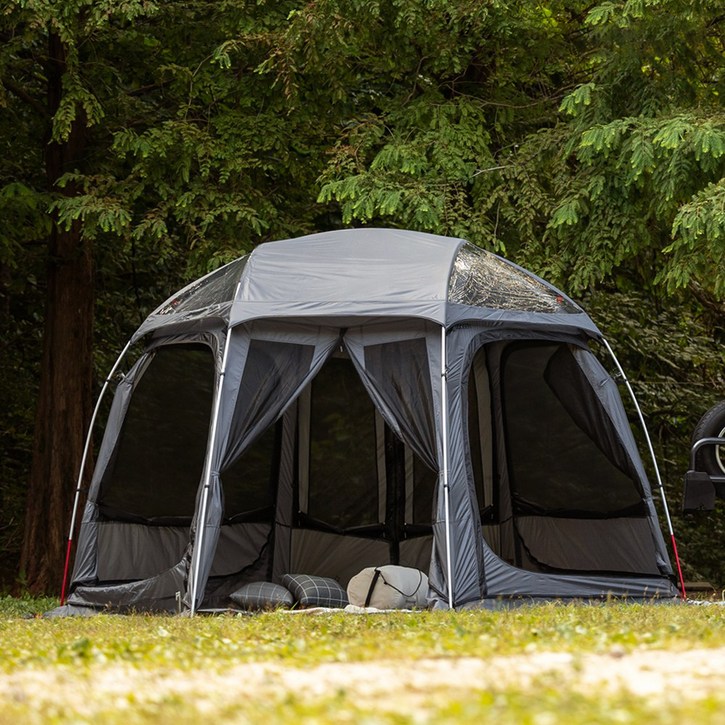 아이두젠 스타돔 대형 헥사 육각 텐트 별보기 우레탄 풀 메쉬 돔 텐트