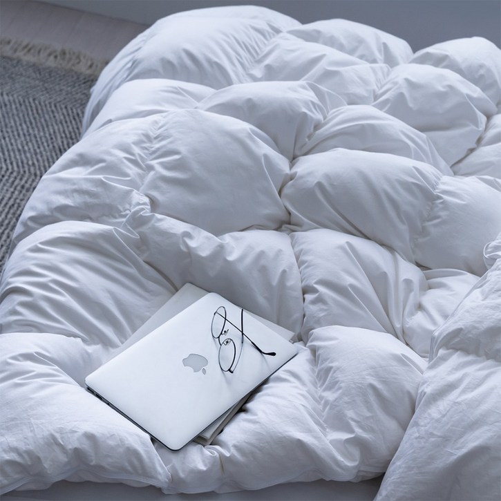 제로어클락 시그니처 구스다운 호텔 이불 사계절용 600g, 화이트