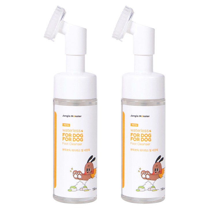 정글몬스터 반려동물 뽀독뽀독 워터리스 발 세정제