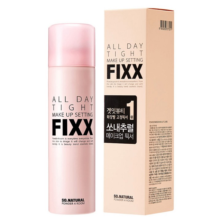 쏘내추럴 파우더포룸 올 데이 메이크업 픽서, 100ml, 1개