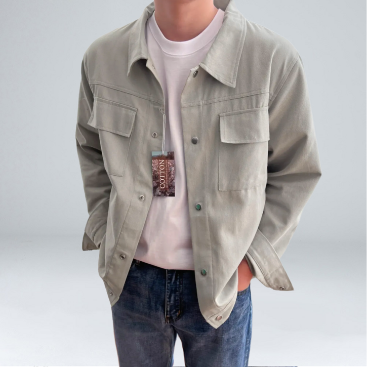 이황에프엔씨남성용스냅 버튼트러커자켓5003-1