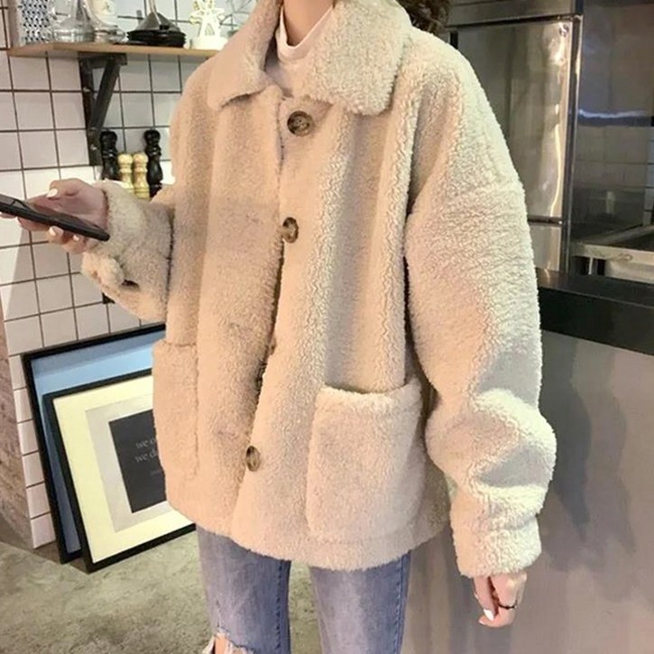 드마엘 멜리사 뽀글 자켓- 여성 자켓 아우터 상의