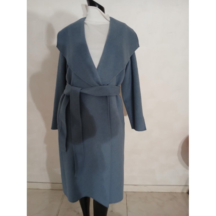 [중*고] 잇미샤 양모 캐시미어 루즈 롱코트 (NB11383)