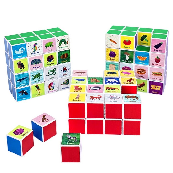 에릭칼 자석블럭 학습교구 장난감 풀패키지 96pcs, 1개