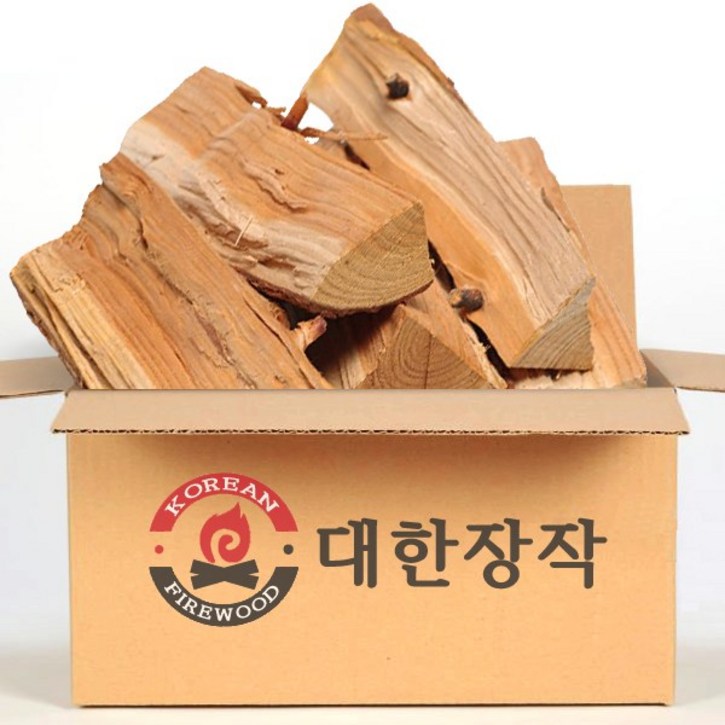 대한 난로장작 굵은목 참나무 불멍 바베큐 캠핑