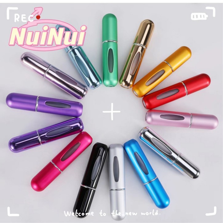 NuiNui 향수공병 5ml 3종 세트 깜찍하다 세밀하다 외출하면 휴대하기 편리하다 수시로 향기 보충
