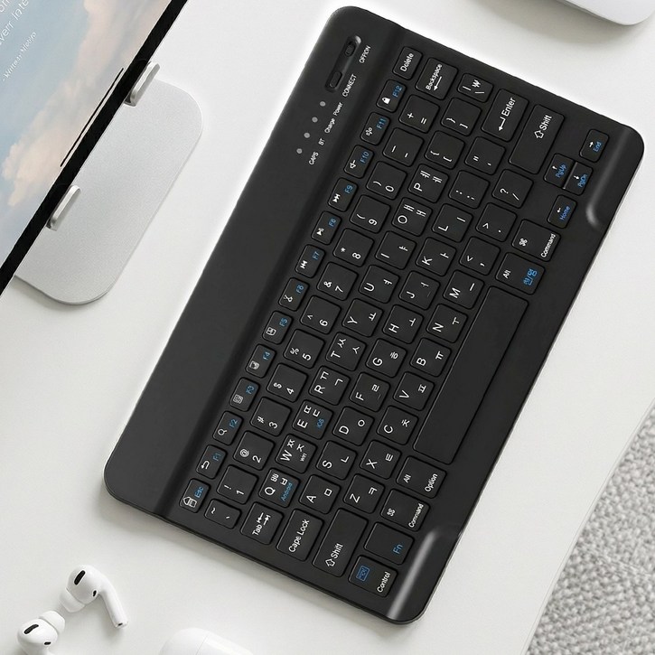 하루꿈 블루투스 무선 키보드 무소음 아이패드 태블릿 듀얼모드 C타입 멀티페어링 충전식