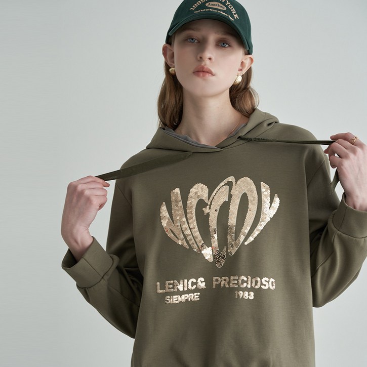 캐주얼 코튼 혼방 후드 티셔츠 MK02TS600HJJ 282604