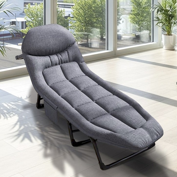 acticlo 무설치 접이식침대 휴대용 야전침대 6단계 조정 1인용 접이식 침대