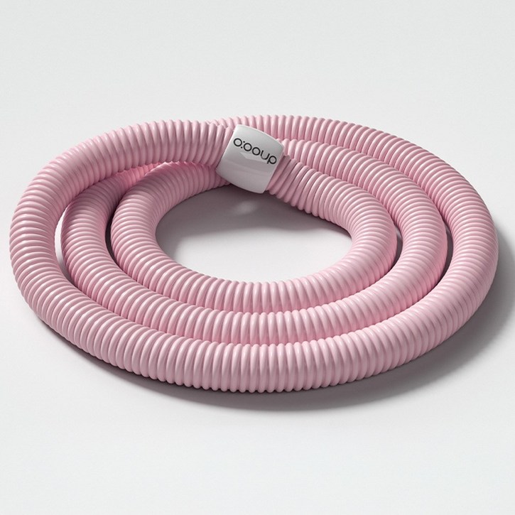 스멜모리 NEW 업그레이드 소프트 스프링 허리부담없는 뱃살쏙 다이어트 훌라후프, 핑크, 1개, 1kg