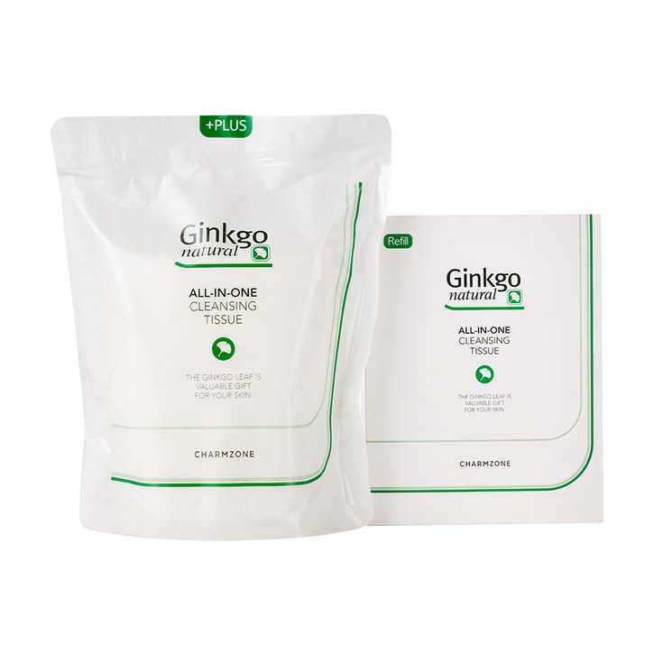 참존 징코 내츄럴 올인원 클렌징 티슈 (리필) 110매