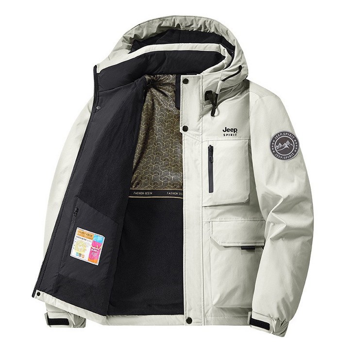 지프 스피릿 따뜻한 기모안감 아웃도어 후드 자켓 99668