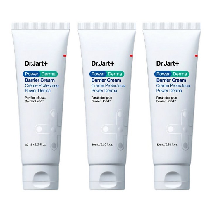 닥터자르트 NEW 파워 더마 베리어 크림, 3개, 80ml