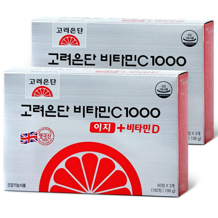 고려은단 비타민C1000 이지 + 비타민D 업그레이드, 2개 31