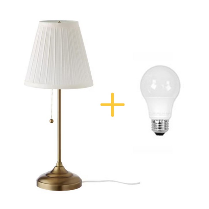 이케아 탁상스탠드 + 전구 오르스티드 003.213.79