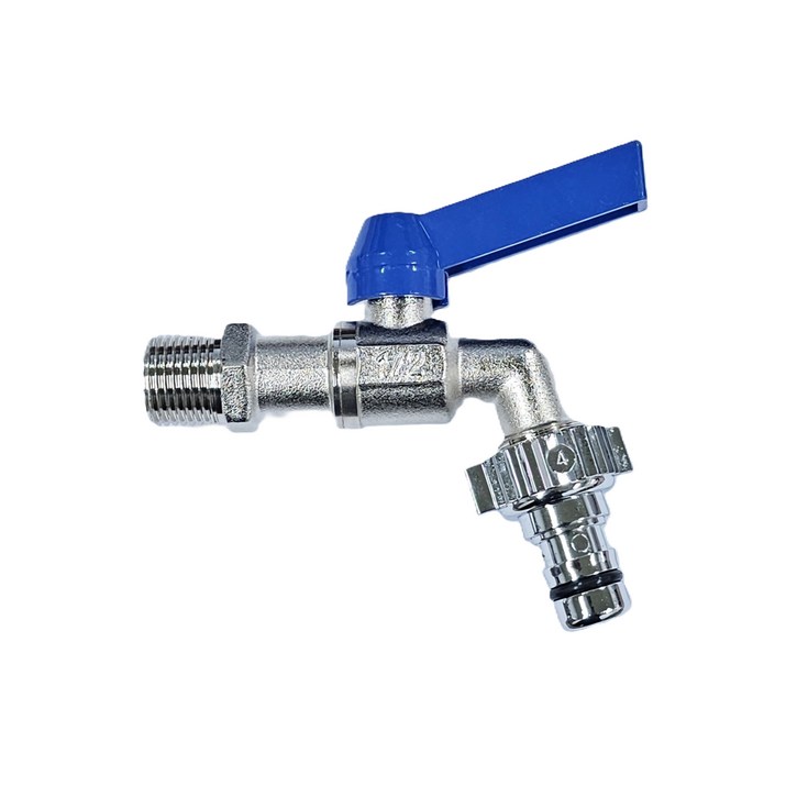 볼밸브형 수도꼭지 볼꼭지 원예 농업 실외용, 1개