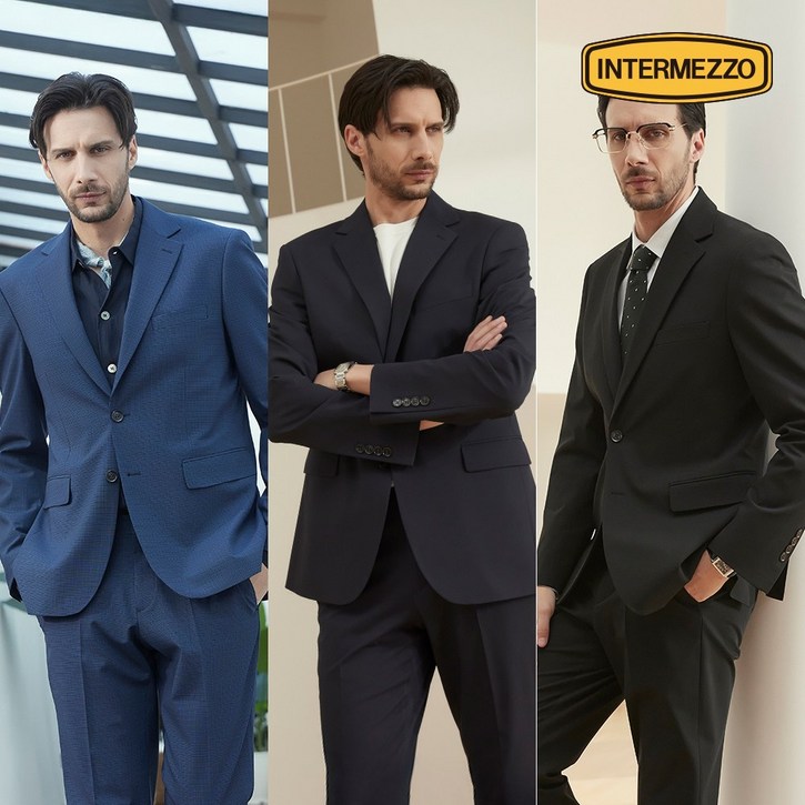 인터메조 비즈니스 스트레치 셋업수트 IMFSMSU402