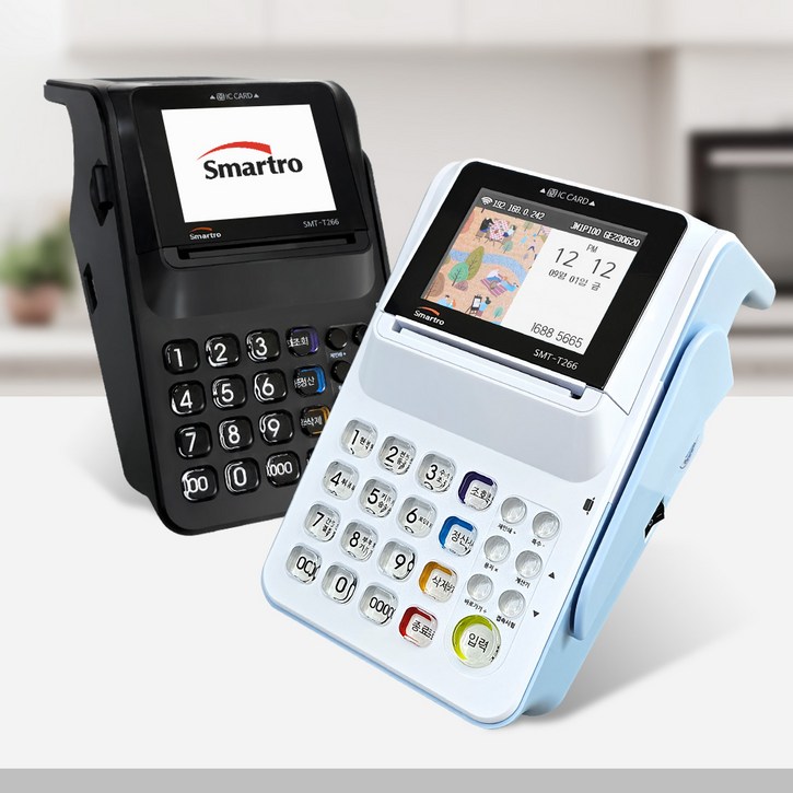 월 사용료 없는 카드단말기 스마트로 유선 와이파이 신용카드 결제 체크기, 1개, 연매출 3억이상 대형 가맹점