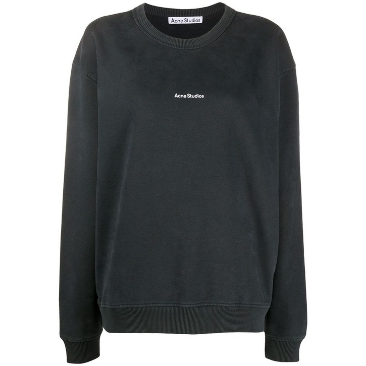 아크네 스튜디오 로고 프린트 스웨트셔츠