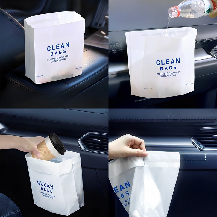 앨오앤지 세워지는 차량 부착형 쓰레기 봉투 60매 앨오앤지 세워지는 차량 부착형 쓰레기 봉투 60매
