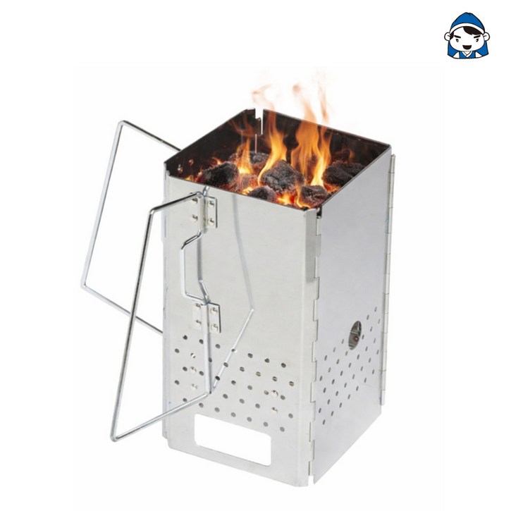 갑도리 석도리 접이식 사각 차콜스타터