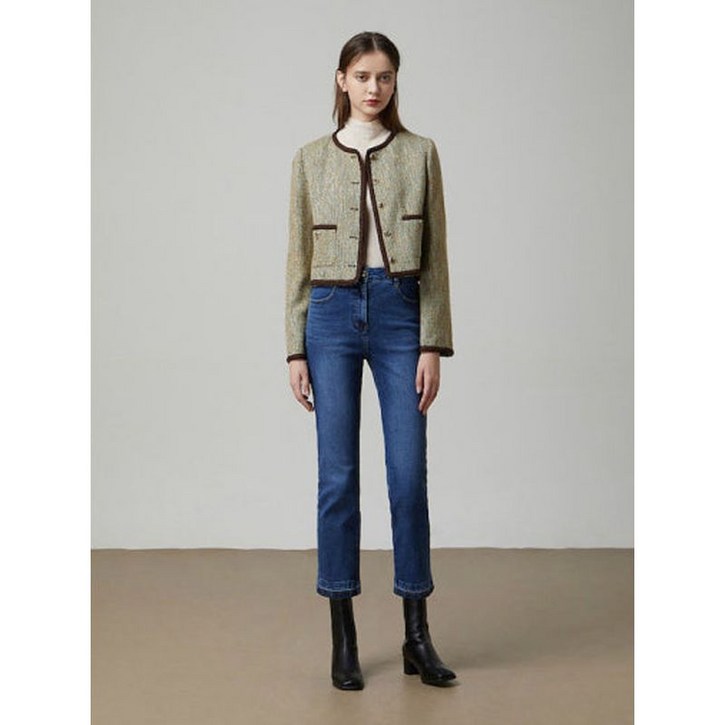 주크 워싱 슬림핏 데님팬츠 Z234PSA402 DB