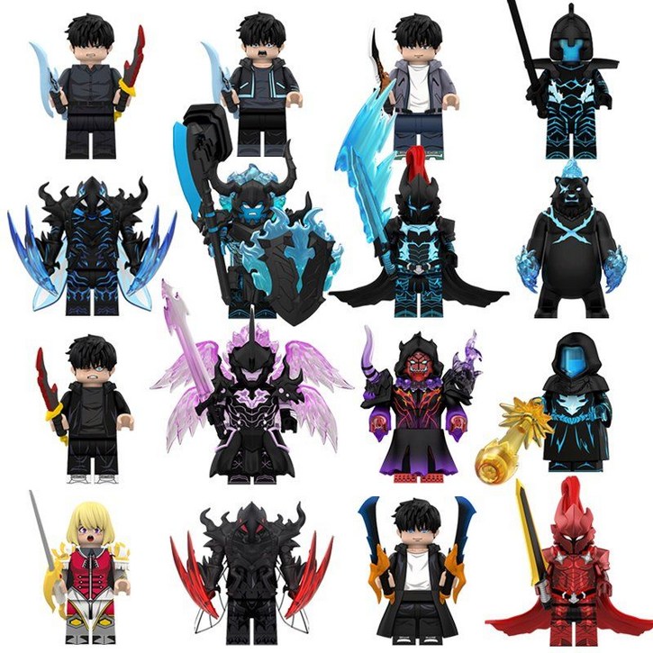 나혼렙 호환레고 커스텀 피규어 나혼자 레벨업 8종