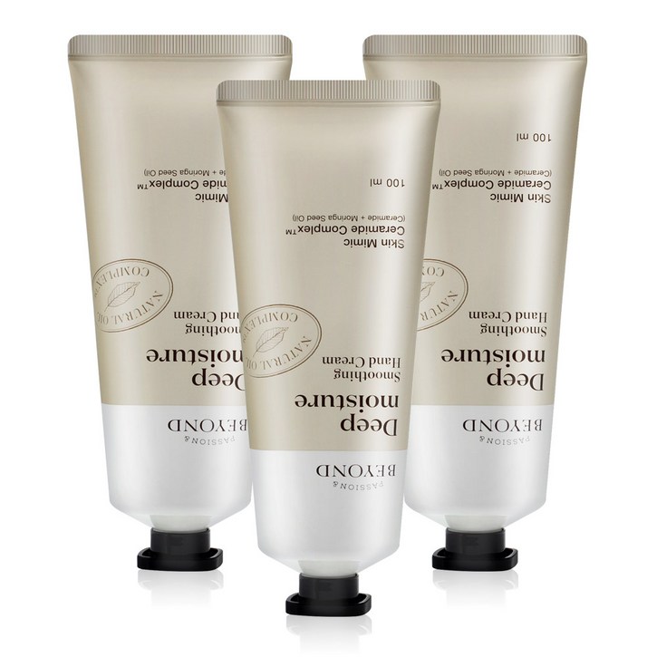 비욘드 딥 모이스처 스무딩 핸드크림 100ml 대용량 향기 좋은 보습선크림 3개, 100ml, 3개