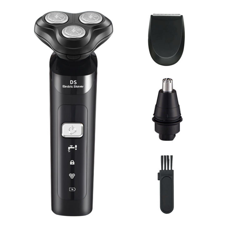 DS 남자 전기 면도기 생활방수 전동 면도기, black