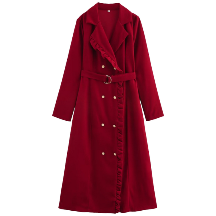 Cwadun 가을 겨울 여성 정장 칼라 원피스 TY134