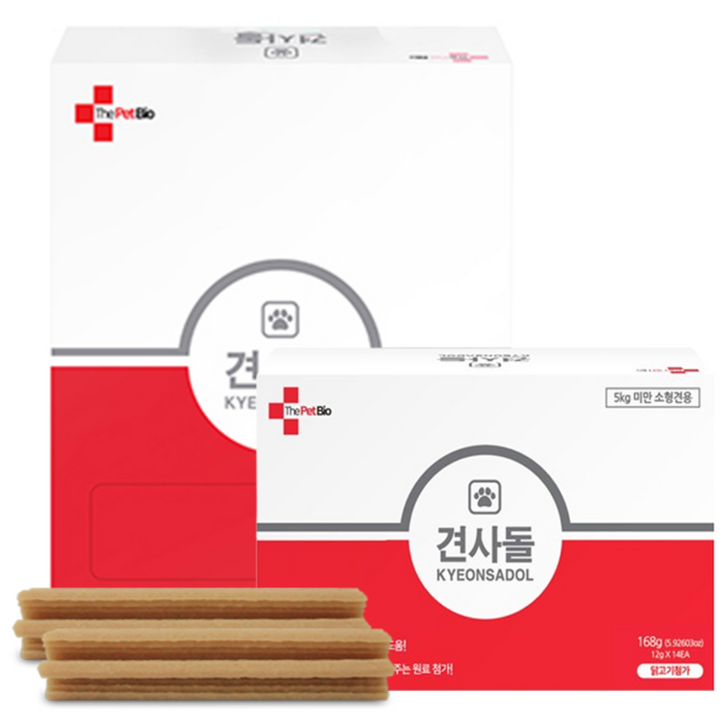 견사돌 대용량 패키지 60p14p 강아지 치석제거껌 덴탈껌 강아지간식