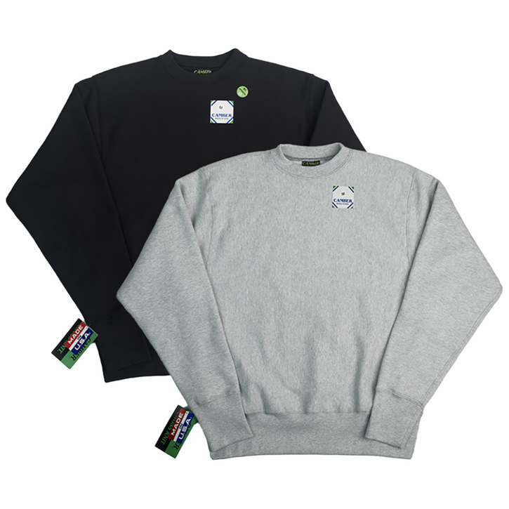 캠버 12oz 크로스 니트 크루넥 스웨트 셔츠 맨투맨  기모 CB234