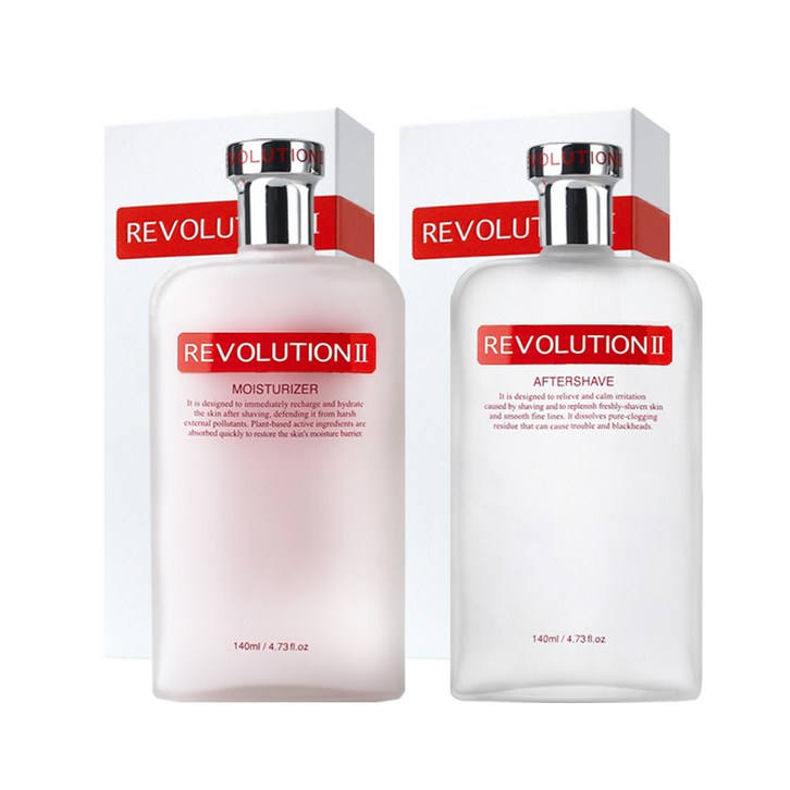 옴므 레볼루션II 2종 세트, 스킨 140ml + 로션 140ml, 1세트