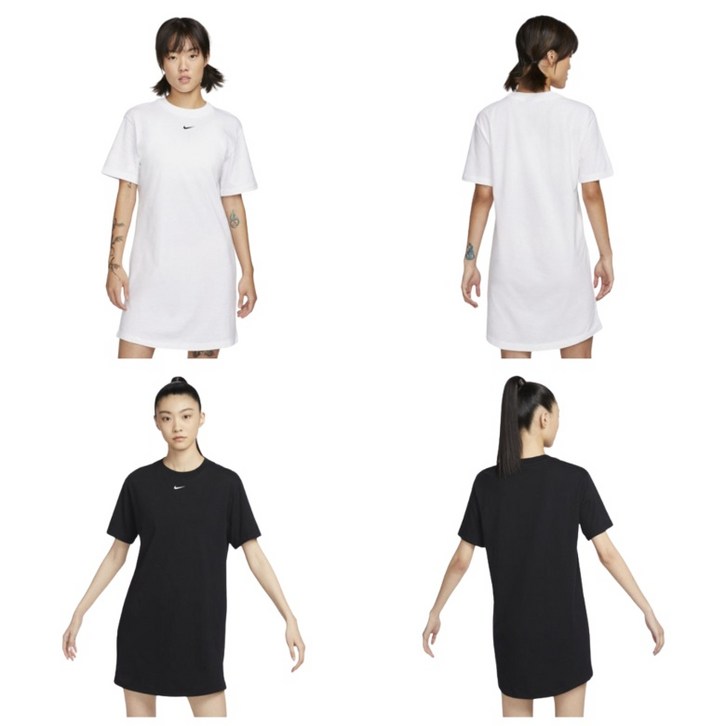 나이키 NSW 에센셜 롱 여자 여성 반팔 무지 면 티셔츠 드레스 원피스 나이키 NSW 에센셜 롱 여자 여성 반팔 무지 면 티셔츠 드레스 원피스