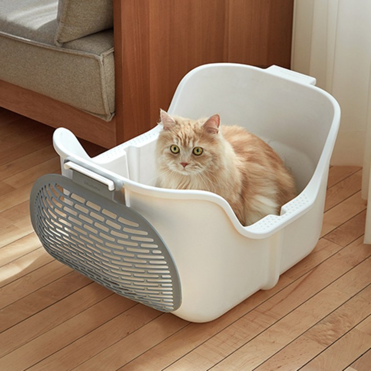 모노모그 스윙캣 반자동 오픈 대형 고양이 화장실 - 쇼핑뉴스